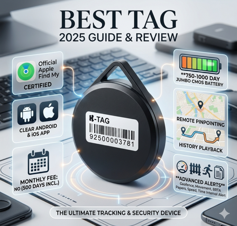 Best Tag Smart Tracker - For keys, bags, pets, and vehicles