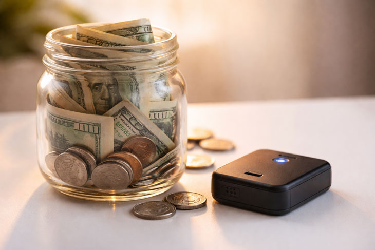 gps tracker for car no monthly fee