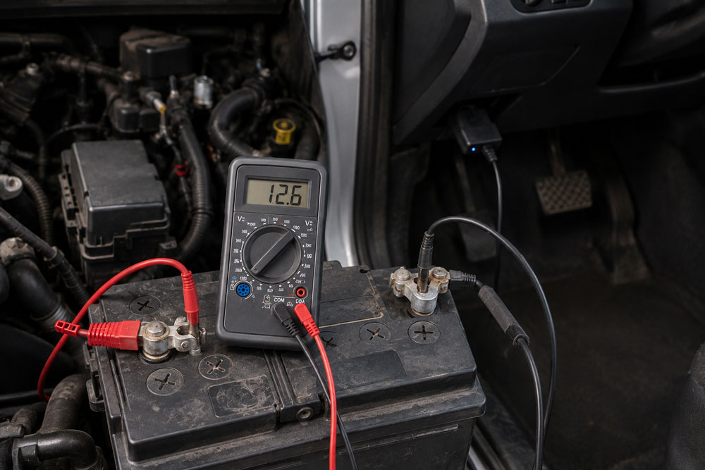 does bouncie gps drain car battery