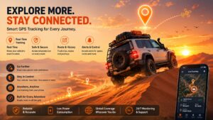 GPS tracker for desert and off-road driving