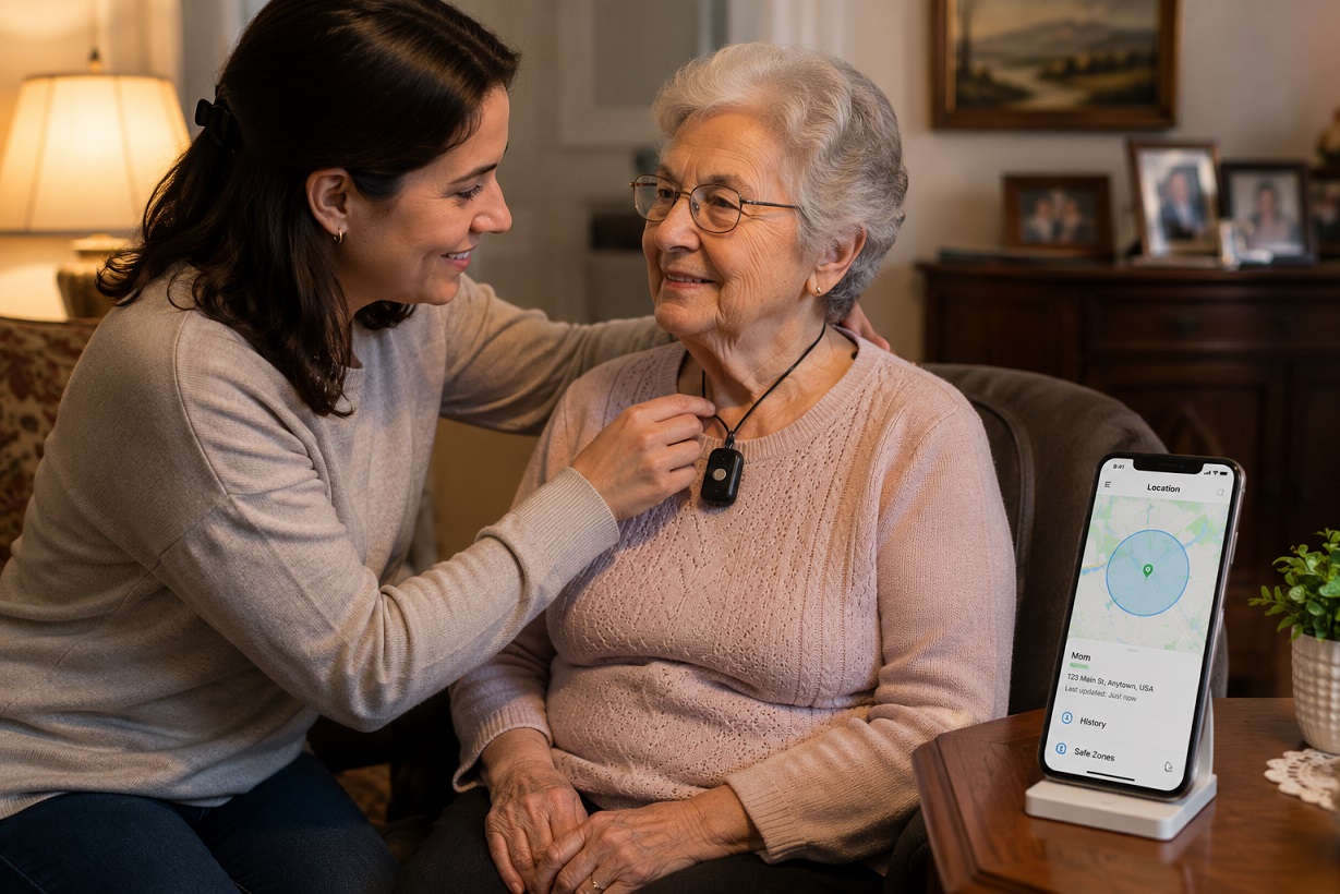 gps tracker for elderly parents