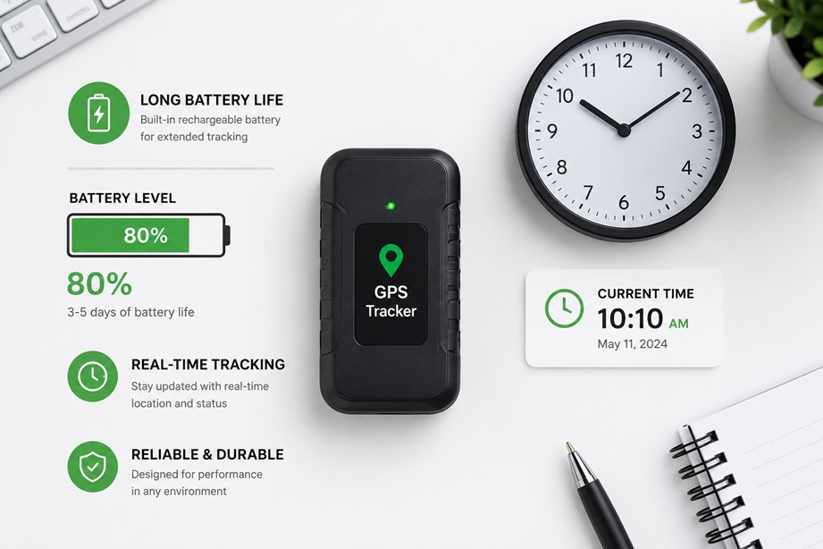 how long does GPS tracker battery last