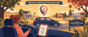 GPS tracker for teen drivers USA