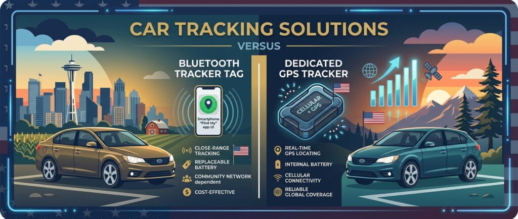 GPS tracker vs Apple AirTag