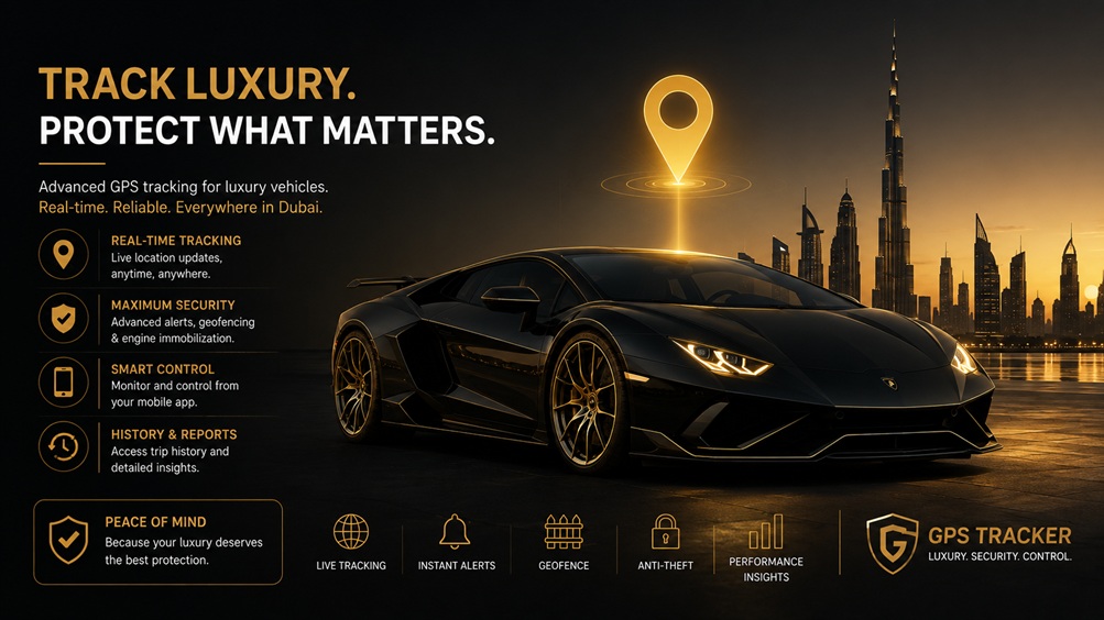 GPS tracking for luxury cars Dubai