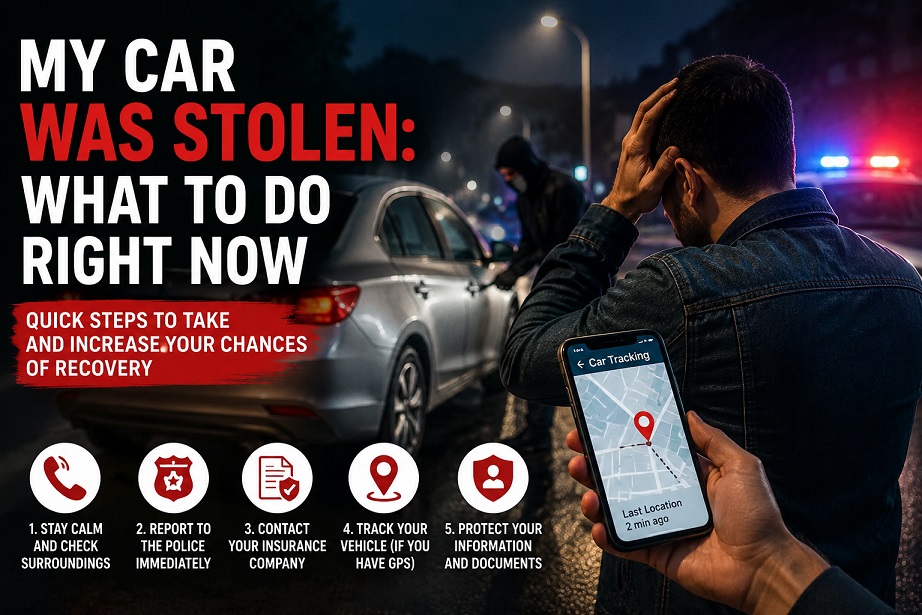 My Car Was Stolen What to Do Right Now
