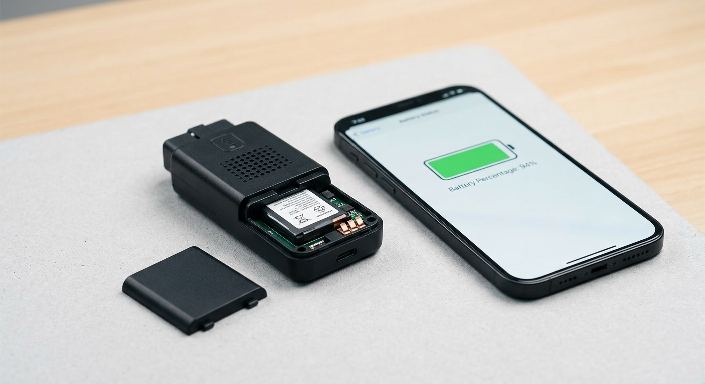 GPS tracker battery life