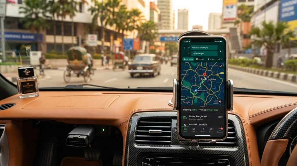 GPS tracker for Grab drivers in Malaysia
