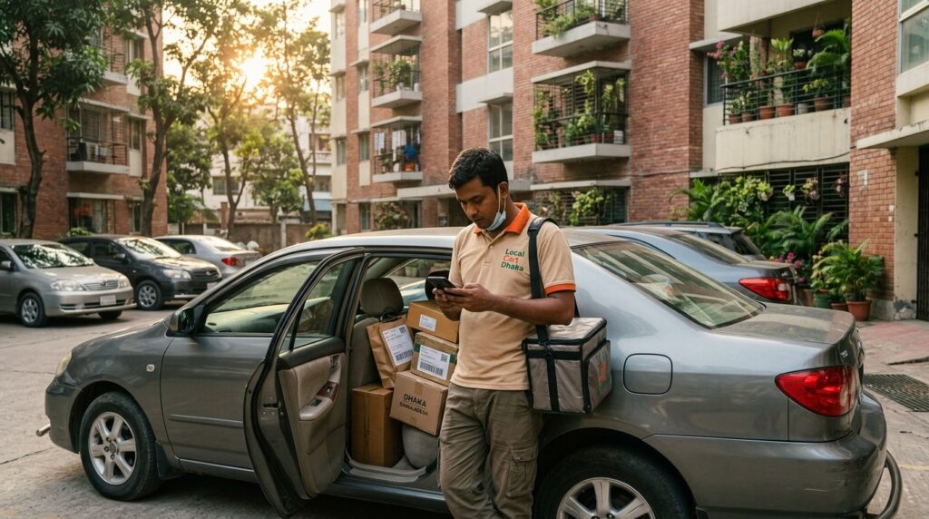 GPS tracker for delivery drivers