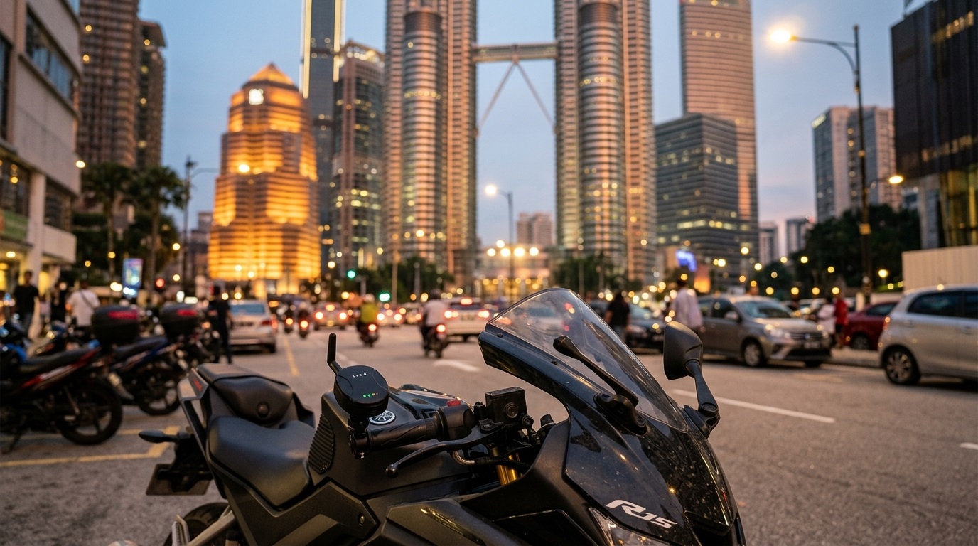 GPS tracker for motorcycles in Malaysia
