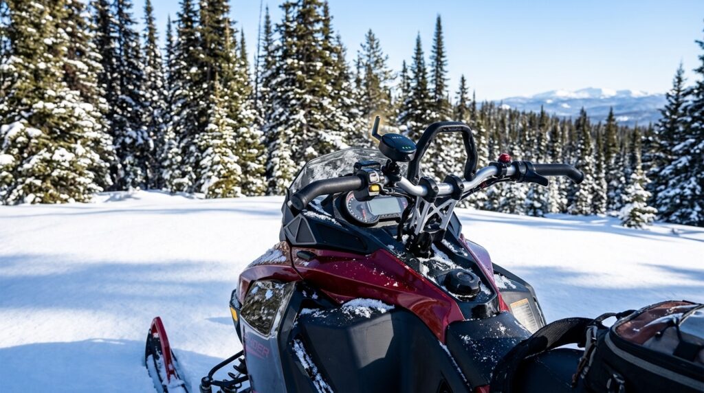 GPS tracker for snowmobiles and ATVs