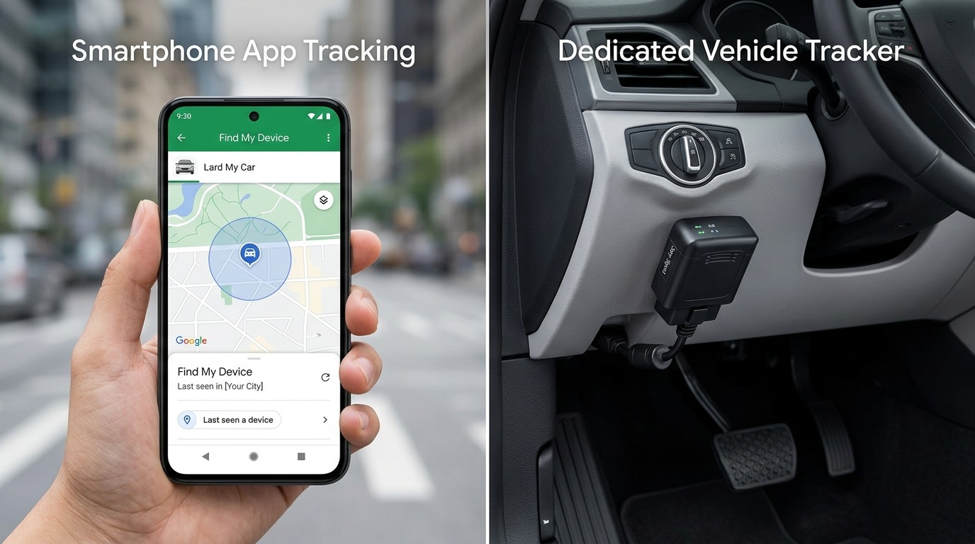 GPS tracker vs phone tracking apps