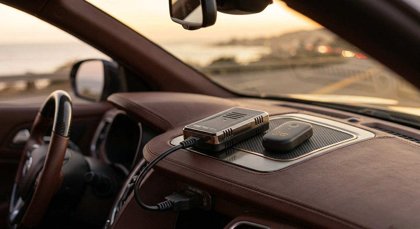 wired vs portable GPS tracker