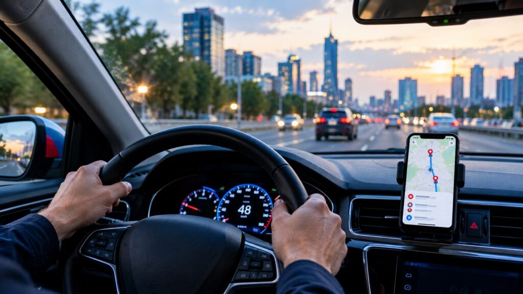 GPS tracker for mileage tracking